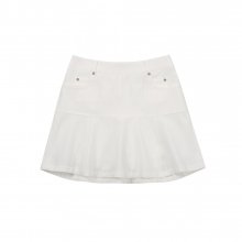 Feminine Flare Skirt_White