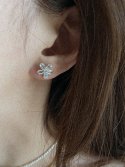 위트홀리데이(WIT-HOLIDAY) Twinkle flower gold earring [silver925]