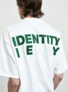 IDENTITY BACK LOGO T-SHIRT White/Green
