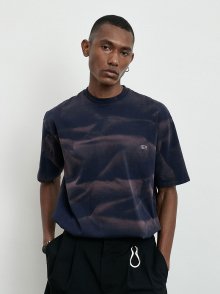 FLOW WASHED T-SHIRT Navy