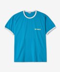 써네이(SUNNEI) 공용 미니 로고 반소매 티셔츠 - 라이트 블루 / MRTWXJER0060121