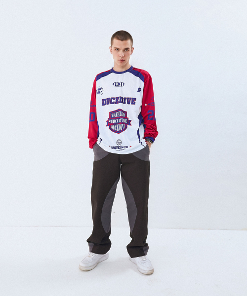 OFF ROAD MESH LONG SLEEVE RED