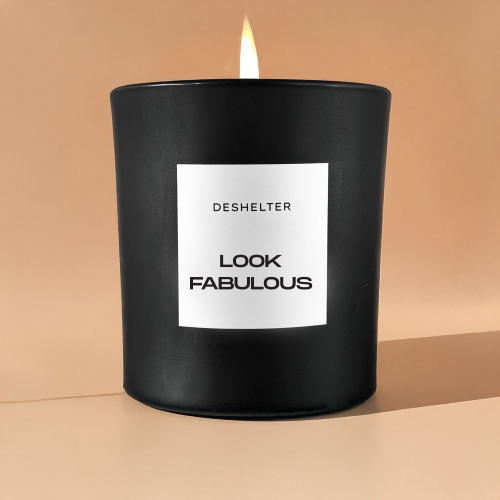디쉘터() LOOK FABULOUS 7oz 바닐라 아몬드 가죽향 소이캔들 상품 이미지