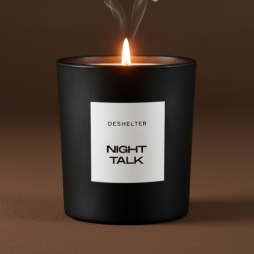 디쉘터() NIGHT TALK 7oz 웜 타바코, 바닐라, 우디향 소이캔들 상품 이미지