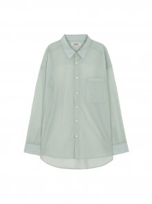 See through Basic Shirt in Mint VW2MB156-31