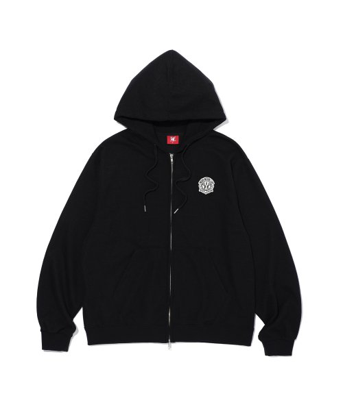★韓国の人気★【WOOALONG】★Circular meshed hood zip-u.p★ 210.jpg