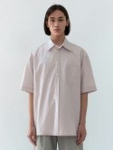 아우브아워(AUBOUR) pen pocket shirts ( lilac )