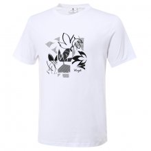 로타 콜라보 패턴 라운드 티셔츠 M_White
