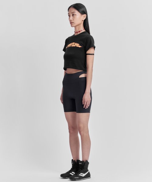 Велосипедки с вырезами (Black)