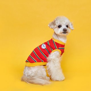 플로트(FLOT) 후르츠 민소매티셔츠 레드애플 강아지옷