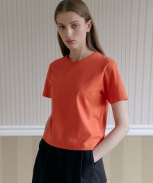 Silket Essential T-Shirts (Tangerine Red)