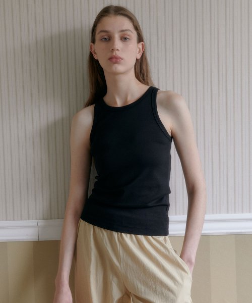 Round Rib Sleeveless (черный)