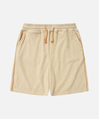 beige bermuda shorts