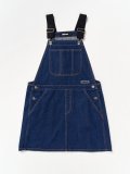 Washed Overall Dress_Deep Indigo