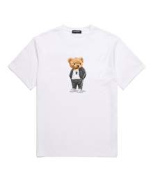 COMPORT BEAR NO.2 오버핏 반팔 티셔츠 (VNDTS237) 화이트