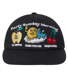 EARLY SUNDAY MORNING CAP - BLACK