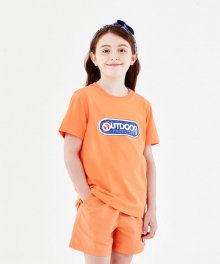 에센셜 캡슐 로고 반팔 티셔츠 (오렌지) OD212ISS01_ORG