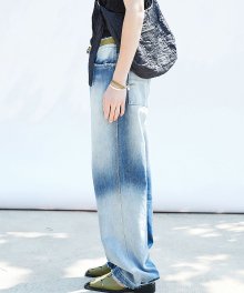 BLUE Side Sand brushed jean(PB103)