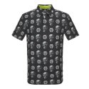 페르시안캣 골프(PERSIANCAT GOLF) MAN 헥스컬 패턴 반팔 티셔츠 블랙