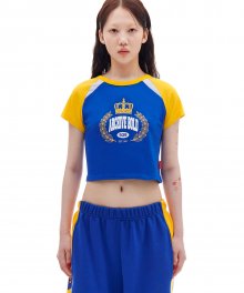 CROWN CROP TOP (BLUE)