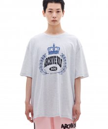 CROWN OVERSIZED T-SHIRTS (GRAY)