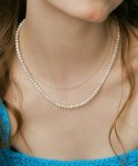 엑스피어(XPIER) [set] Dawnlike pearl+ silver Necklace