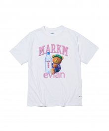 evian GRAPHIC T-SHIRT OFF WHITE