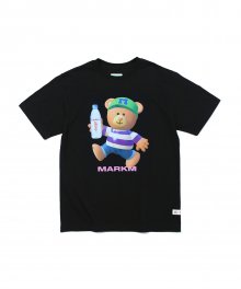 evian BEAR T-SHIRT BLACK