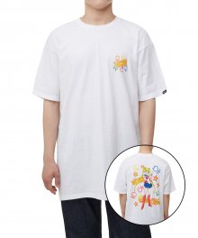 반스Ⅹ세일러문 그래픽 반소매 티셔츠 - 화이트 / VN0000A5WHT1