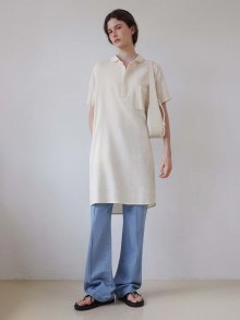 Molly linen dress (ivory)