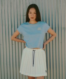 [with Call Me Baby] OVERSTITCH T-SHIRT_blue (U2M0C41451)
