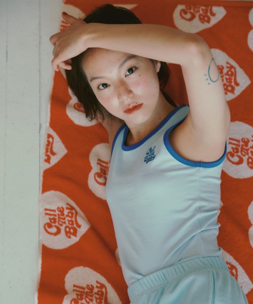 콜미베이비(CALL ME BABY) Baby Sports Tank _ Sky blue - 38,000 | 무신사 스토어