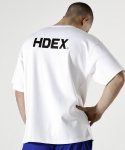 에이치덱스(HDEX) 메인 백로고 오버핏 반팔티 4 color