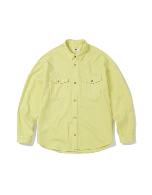 Yellow on sale denim shirt