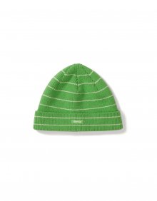 [Mmlg] FINE STRIPE KNITCAP (GREEN)