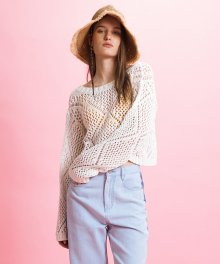 TWO WAY LOOSE KNIT - IVORY