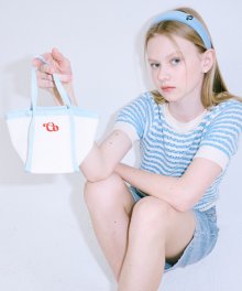 Mini Canvas Wind Bag_sky blue