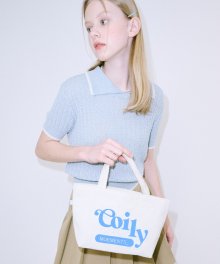 Cotton Logo Tote Bag_sky blue (22ver.)