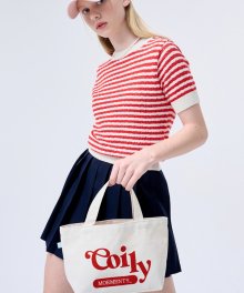 Cotton Logo Tote Bag_red (22ver.)