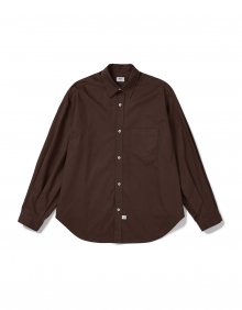 [Mmlg] VOLUME SHIRT (BROWN)