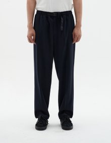 [Mmlg] BELTED CLUB PANTS (NAVY)