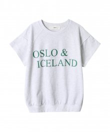 OSLO ICELAND Sweat Half Sleeves (SI2TSF132MW)