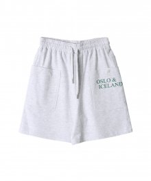 OSLO ICELAND Sweat Shorts (SI2TSF932MW)