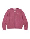 [Mmlg] CPC CABLE CARDIGAN (PINK)