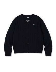 [Mmlg] CPC CABLE CARDIGAN (NAVY)