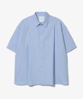 Deep Tuck Linen Shirts [Sky Blue]