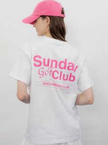 Sunday Golf Club T-Shirts_Pink