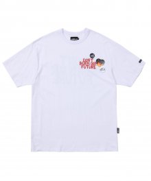 Back Slogan T-Shirt [WHITE]