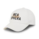 미스페라(MEASPHERA) SINGLE-EMBROIDERED BALL CAP WHITE