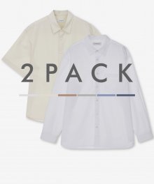 [22SS][패키지][긴팔+반팔선택]남녀공용 수피마 오버핏 셔츠